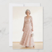 Invitation Pink 60 and Fabulous Elegant Script Birthday (Dos)