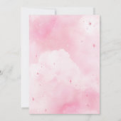 Invitation Pink A Baby brasse le Baby shower d'Halloween (Dos)