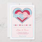 Invitation Pink and Blue Valentine's Day (Devant)