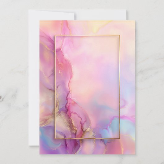 Invitation Pink and Gold Surprise 55th Birthday Party (Dos)