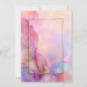 Invitation Pink and Gold Surprise 85th Birthday Party (Dos)