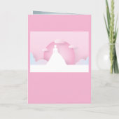 Invitation Pink and White Silhouette (Dos)