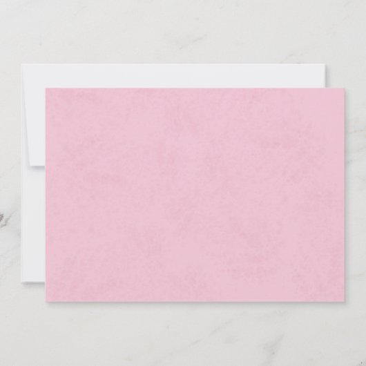 Invitation Pink Anniversaire Whimsical mignon Cupcake Simple (Dos)