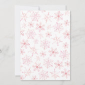 Invitation Pink Arctic Animals Birthday (Dos)