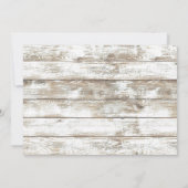 Invitation Pink Babys Breath Jar Beach Starfish Fête des mari (Dos)