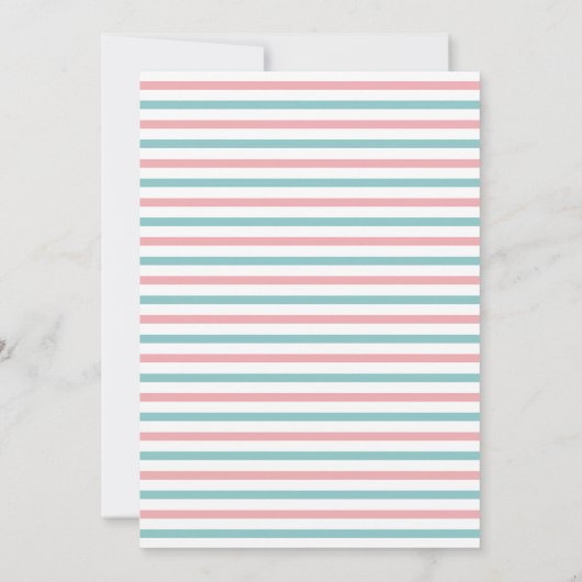 Invitation Pink Baking Anniversaire (Dos)