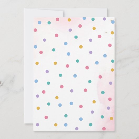 Invitation Pink Baking Girl Chef Cake Birthday (Dos)