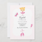 Invitation Pink Ballerina (Devant)