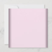 Invitation Pink Black Photo Sweet 16 Anniversaire (Dos)