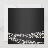 Invitation Pink Black Tiara Baby Girl Princess Baby shower (Dos)