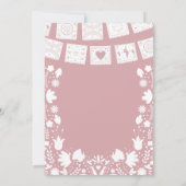 Invitation Pink Blush Boho Talavera Mexican Baby Shower (Dos)