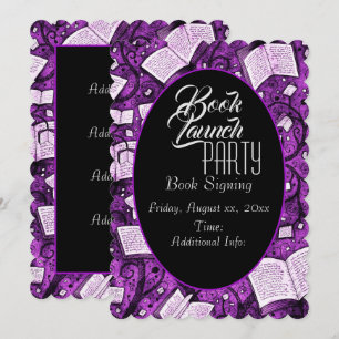 Invitation Pink Book Launch Party