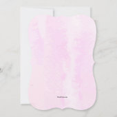 Invitation Pink Bouquet Bridal Luncheon Douche (Dos)