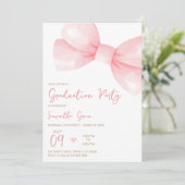 Invitation Pink Bow (Debout devant)