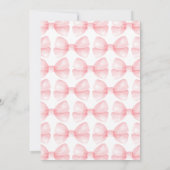 Invitation Pink Bow (Dos)