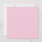Invitation Pink Bow C'est un Baby shower de fille (Dos)