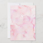 Invitation Pink Bow Coquette Fairies and Unicorns Birthday (Dos)