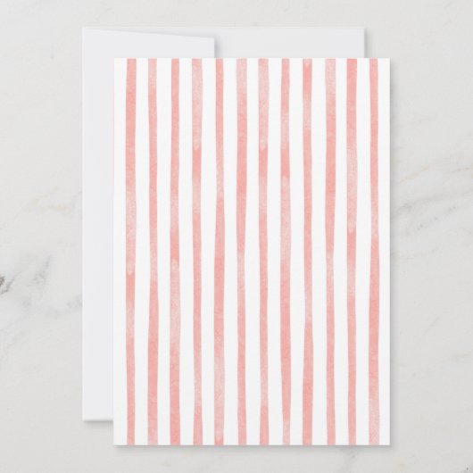 Invitation Pink Bow Doodle Après-midi thé nuptiale douche (Dos)