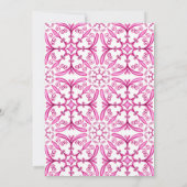 Invitation Pink Bow Girl Baby Shower (Dos)