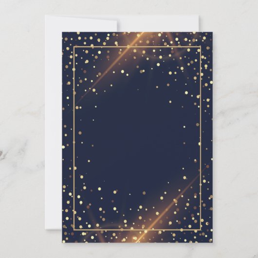 Invitation Pink Bow Glitter Grad Cap,Drips Navy Blue   (Dos)