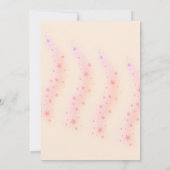 Invitation Pink Bow Leopard Citrouille fille 1er anniversaire (Dos)