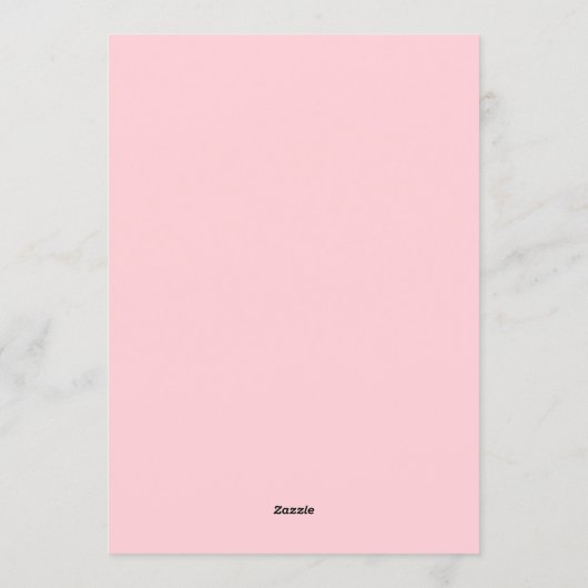 Invitation Pink bow ribbon cherry birthday (Dos)