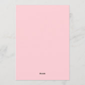 Invitation Pink bow ribbon cherry bridal shower (Dos)