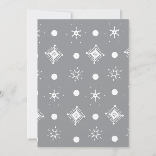 Invitation Pink Bow Snowflake Snow Script First Birthday B (Dos)