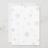 Invitation Pink Bow Traditional Tree Christmas Party (Dos)