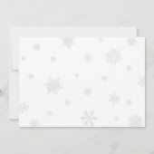 Invitation Pink Bow Traditional Tree Christmas Party (Dos)