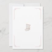 Invitation Pink Boy Hanbok Doljanchi le premier anniversaire (Dos)