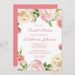 Invitation Pink Bridal Shower