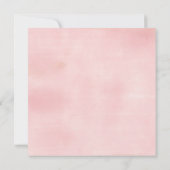 Invitation PINK Brunch et Bubbly Fête des mariées Citrouille (Dos)