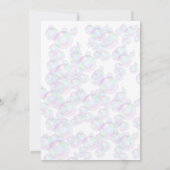 Invitation Pink Bubble Duck 1st Birthday Invite (Dos)