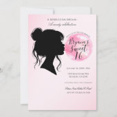 Invitation Pink Bubblegum Dream Candy Sweet 16 Celebration (Devant)