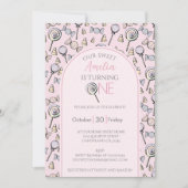 Invitation Pink Candy premier anniversaire Photo (Devant)