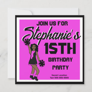 Invitation Pink Cheer #1