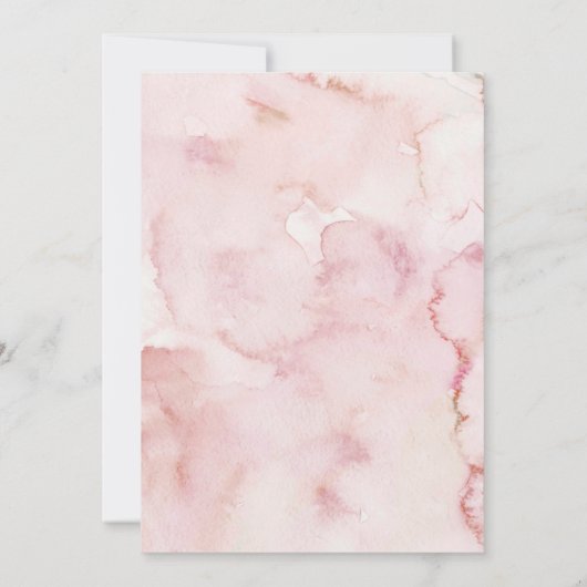 Invitation Pink Christmas Snowflake clothesline Baby Shower (Dos)