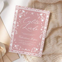 Pink Cielito Lindo Talavera Baby Shower