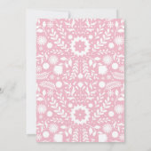 Invitation Pink Cielito Lindo Talavera Pattern Presentacion (Dos)