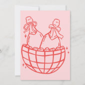 Invitation Pink Cocktail Valentine’s Day 21st Birthday Party (Dos)