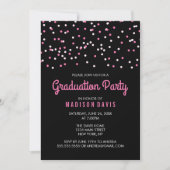 Invitation Pink Confetti (Devant)