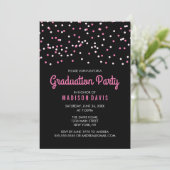 Invitation Pink Confetti (Debout devant)