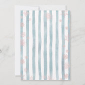 Invitation Pink Cookies and Cocoa Snowflakes Baby Shower  (Dos)