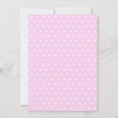 Invitation Pink coquette bow and hearts Galentine's Day party (Dos)