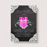 Invitation Pink Corset blanc dentelle Chalkboard Lingerie Dou<br><div class="desc">Pink Corset White Lace Chalkboard Lingerie Douche Annonces Personnalisées.</div>