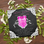 Invitation Pink Corset blanc dentelle Chalkboard Lingerie Dou<br><div class="desc">Pink Corset White Lace Chalkboard Lingerie Douche Annonces Personnalisées.</div>
