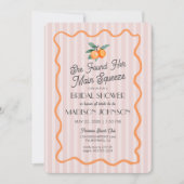 Invitation Pink Cutie Pastel Main Squeeze Thème Fête des mari (Devant)