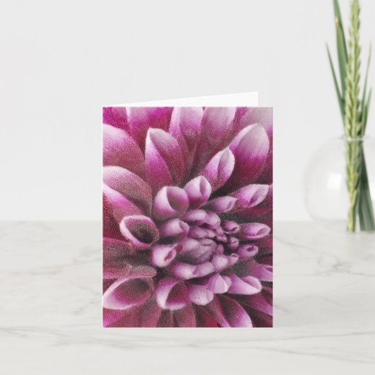 Invitation Pink Dahlia (Devant)