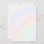 Invitation Pink Dancing Skeletons Rainbow Halloween Party (Dos)